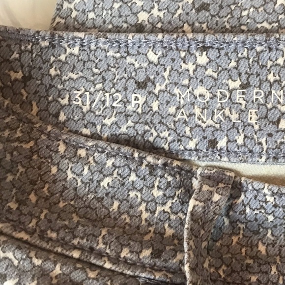 Loft Modern Skinny Print Ankle Jeans - Picture 5 of 6